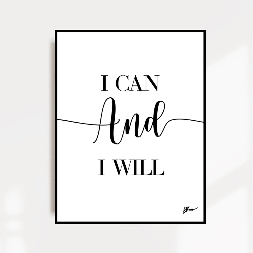 I CAN & I WILL